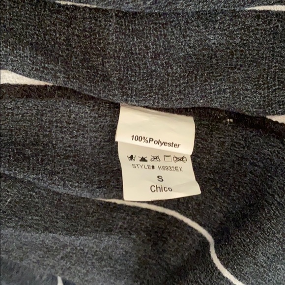 Fab’rik Black and white striped sleeveless top - Picture 6 of 6